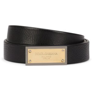 Dolce & gabbana  logo plaque belt