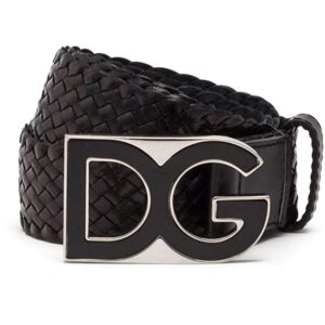 Dolce & gabbana buckle interwoven belt