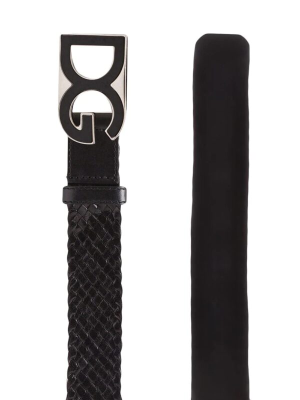 Dolce & gabbana buckle interwoven belt - Image 2