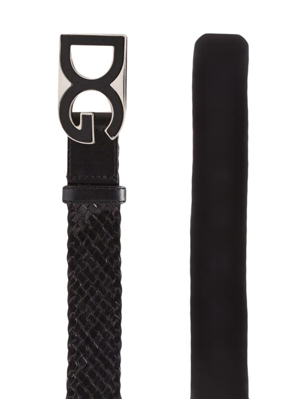 Dolce & gabbana  DG buckle interwoven belt - Image 2