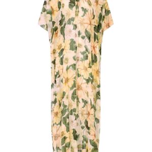 Dolce & Gabbana  floral-print silk maxi dress