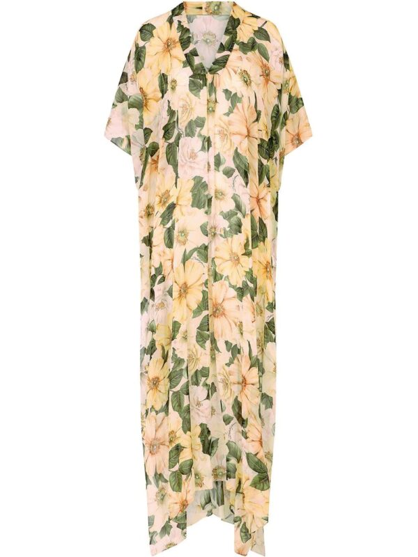 Dolce & Gabbana  floral-print silk maxi dress