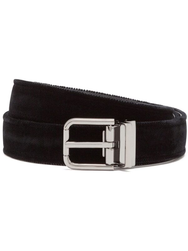 Dolce & gabbana  velvet leather belt