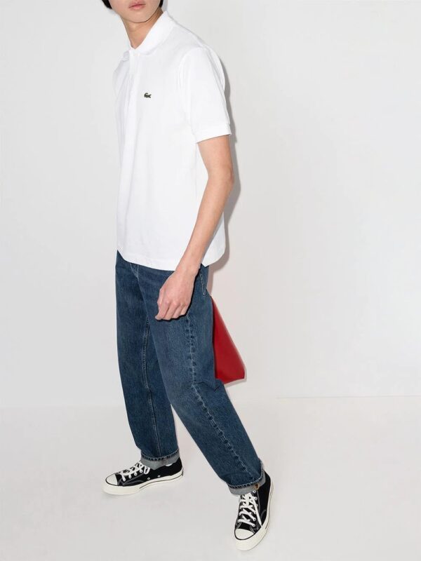 Lacoste  logo-patch short-sleeve polo shirt - Image 4