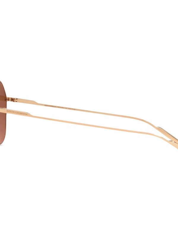 Dolce & Gabbana Eyewear pilot-frame tinted sunglasses - Image 3