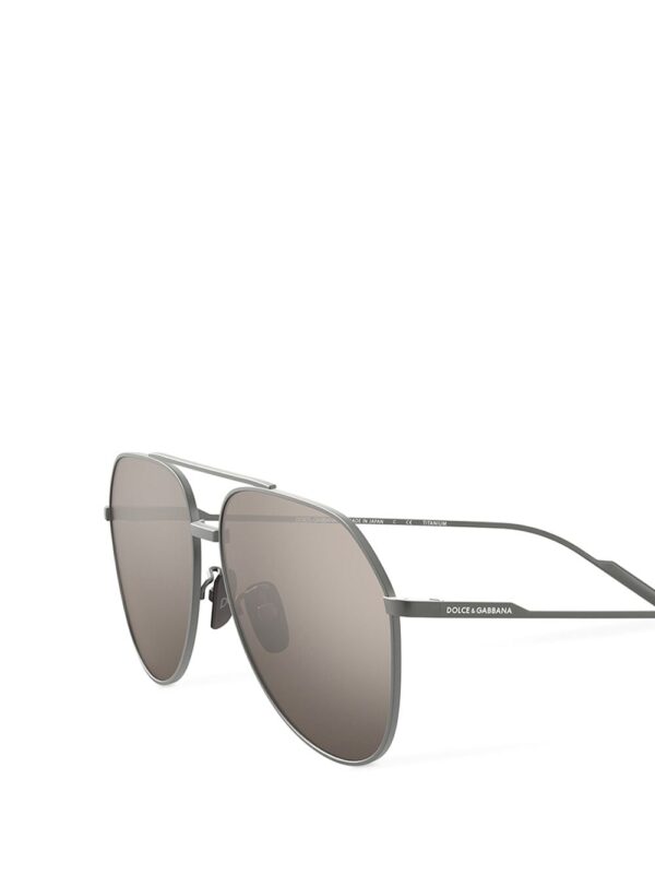Dolce & Gabbana Eyewear mirrored pilot-frame sunglasses - Image 3