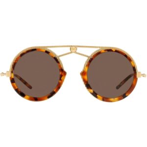 Dolce & Gabbana Eyewear tortoiseshell pilot frame sunglasses