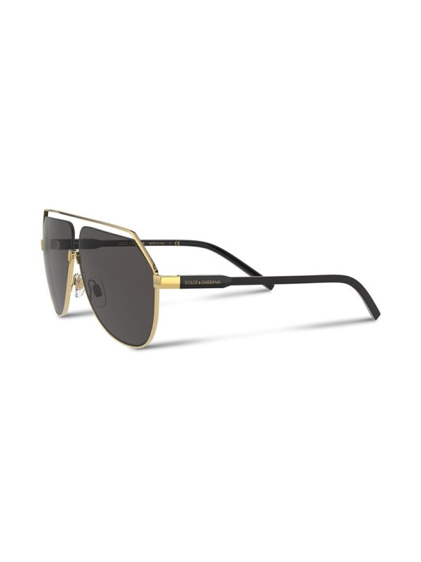 Dolce & gabbana  Eyewear Gros grain hexagonal sunglasses - Image 2