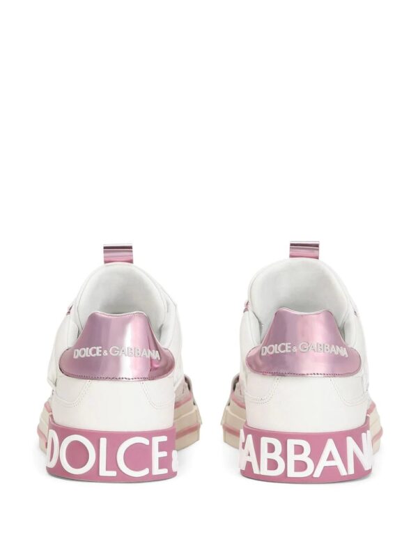 Dolce & Gabbana  logo-stripe low-top sneakers - Image 3