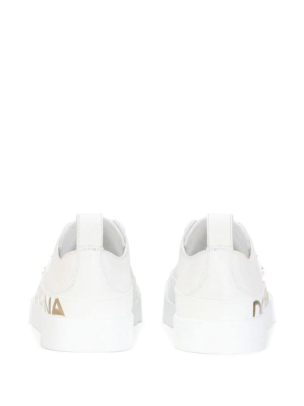 Dolce & gabbana logo-print low-top sneakers - Image 3