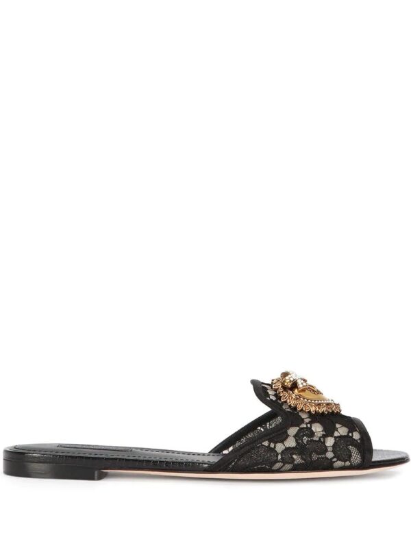 Dolce & Gabbana  embellished-detail slip-on sandals