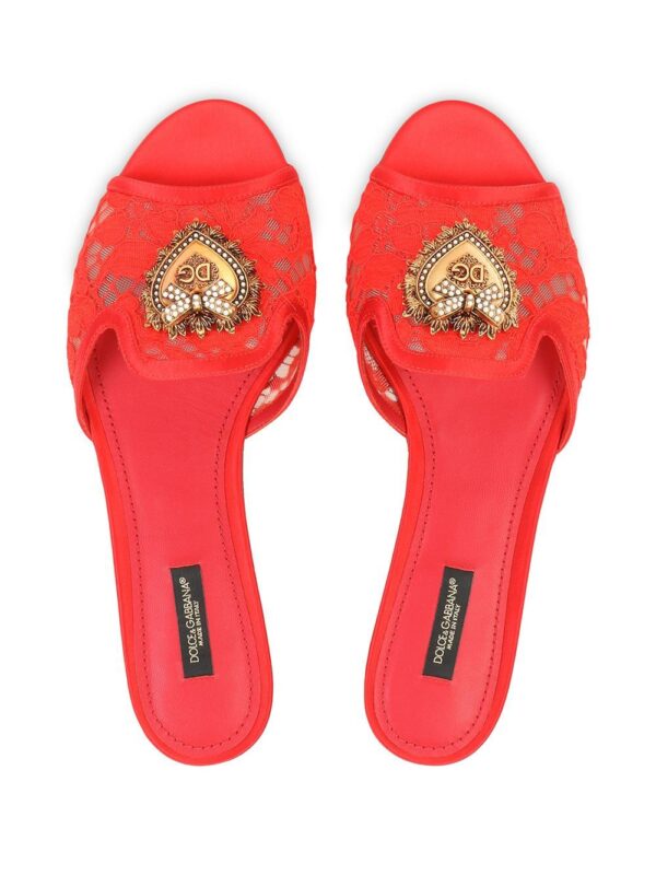 Dolce & Gabbana  embellished-detail slip-on sandals - Image 4