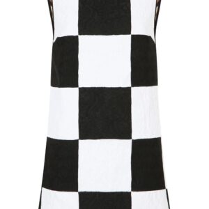 Dolce & Gabbana  patchwork jacquard sleeveless dress