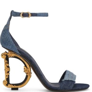 Dolce & Gabbana  DG heel patchwork sandals