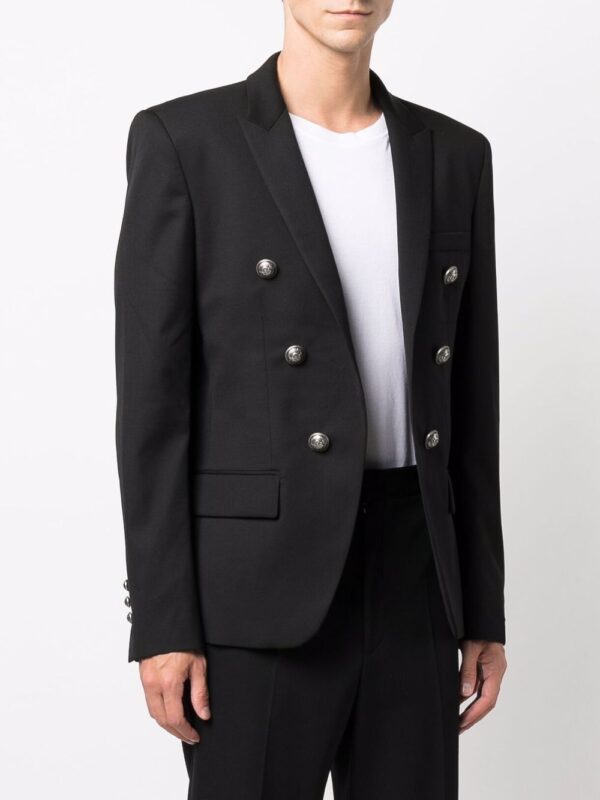 Balmain  double-breasted fitted jacket - Image 3