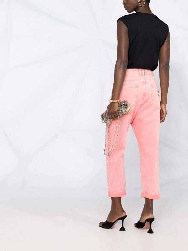 Balmain  button-detailed T-shirt - Image 4