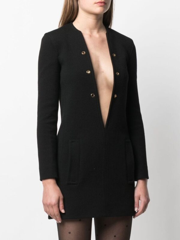 Saint Laurent plunging V-neck dress - Image 3