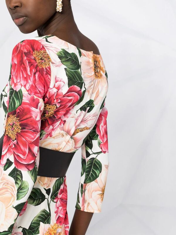 Dolce & Gabbana  floral print midi dress - Image 3