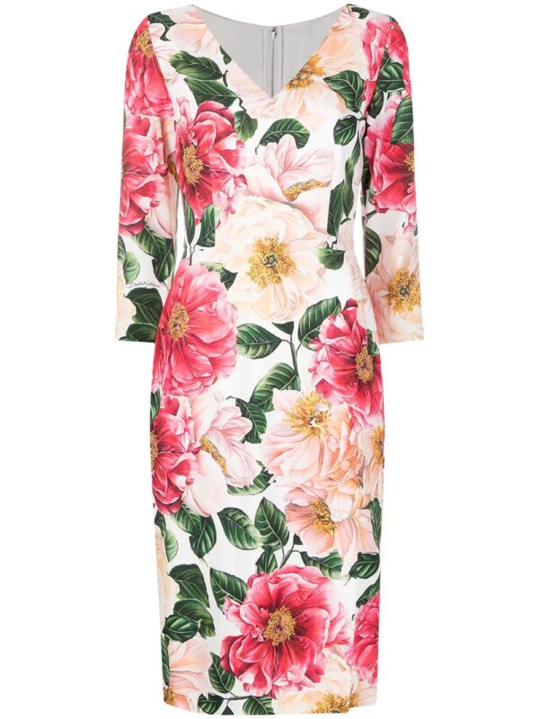 Dolce & Gabbana  floral print midi dress