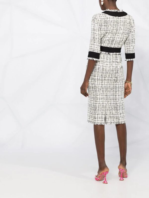 Dolce & Gabbana  tweed midi dress - Image 4