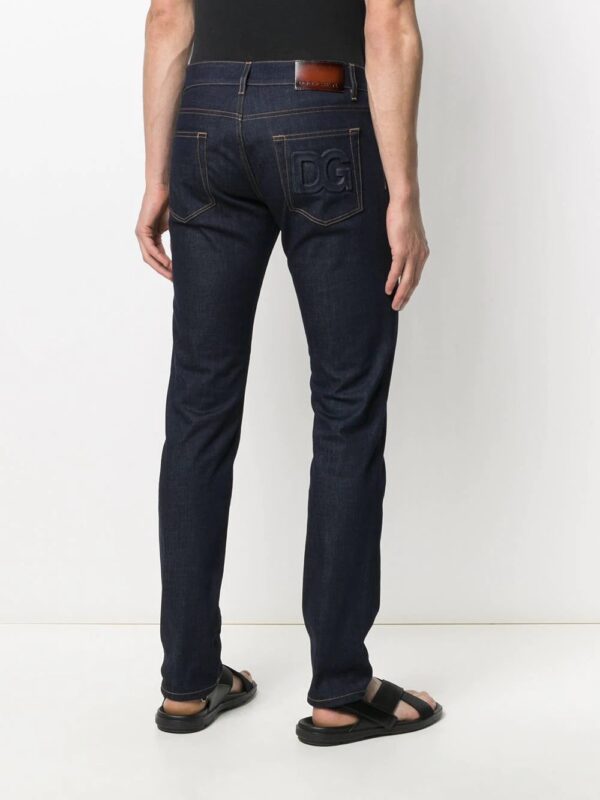 Dolce & gabbana  debossed logo jeans - Image 4