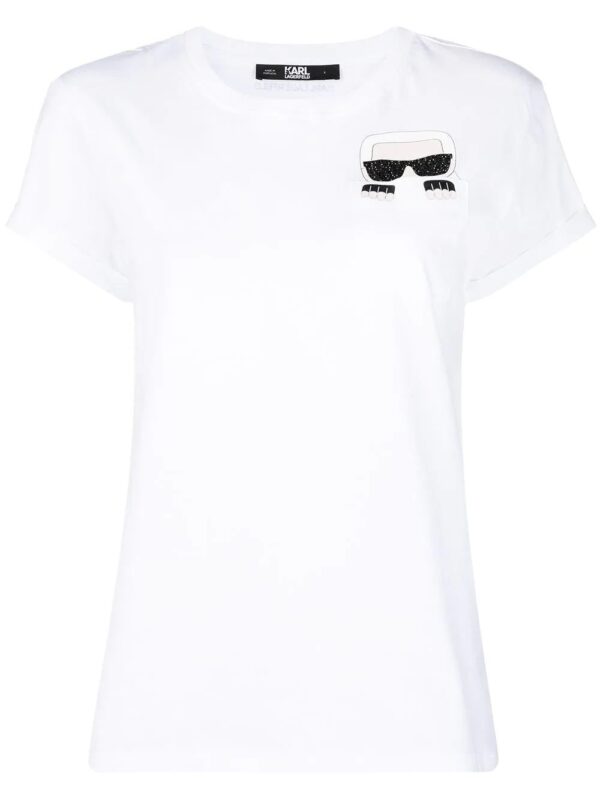 Karl Lagerfeld  logo patch T-shirt