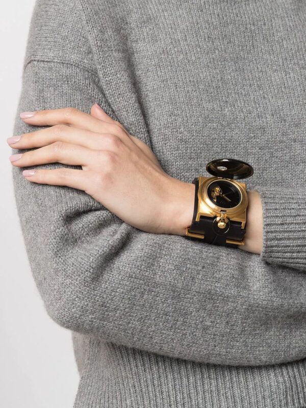 Fob Paris  R100 Gold cuff watch - Image 2