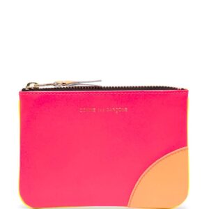Comme Des Garçons Wallet  colour-block zipped wallet