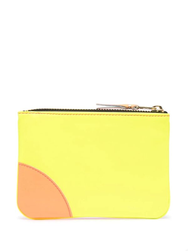Comme Des Garçons Wallet  colour-block zipped wallet - Image 2