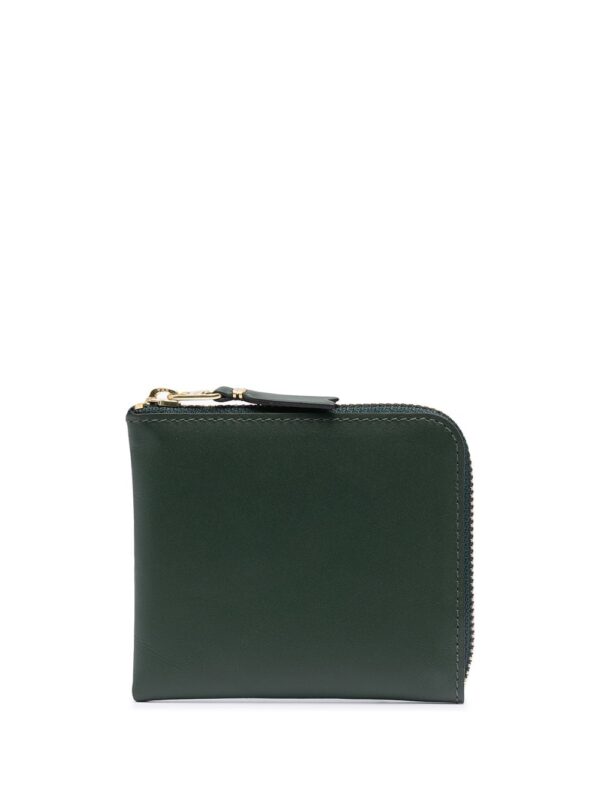 Comme Des Garçons Wallet  small zip-around leather wallet