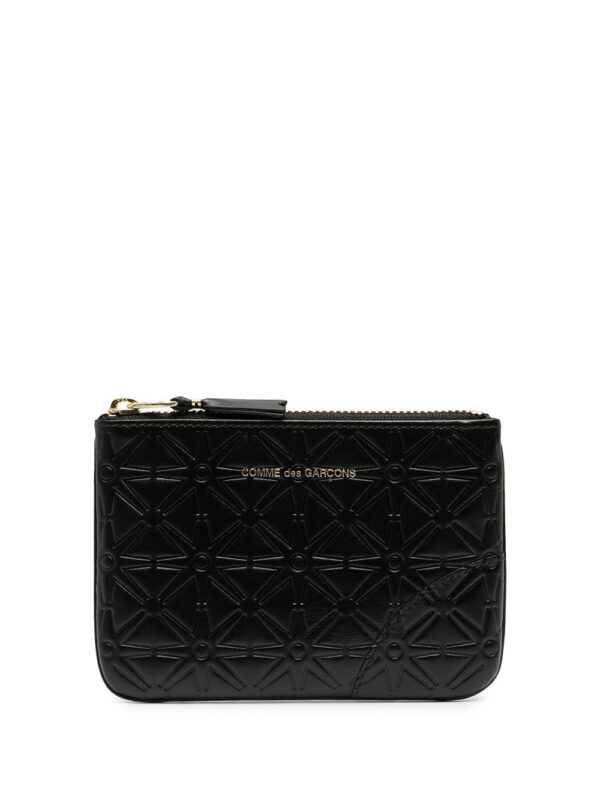 Comme Des Garçons Wallet  geometric-debossed wallet