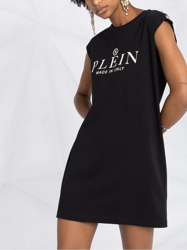 Philipp Plein Iconic Plein T-shirt dress - Image 3