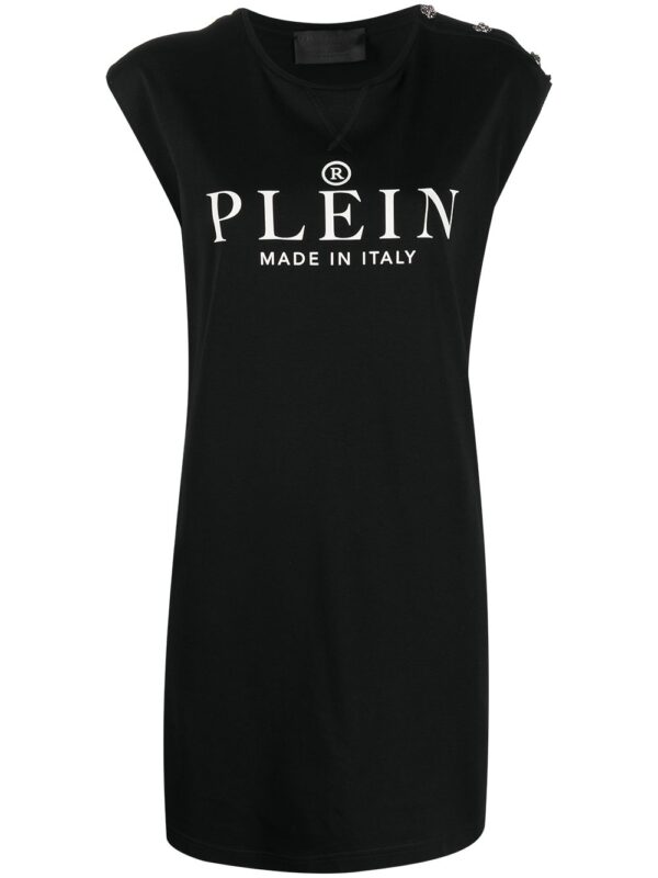 Philipp Plein Iconic Plein T-shirt dress
