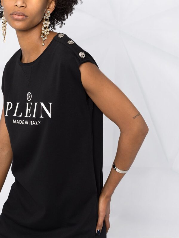 Philipp Plein Iconic Plein T-shirt dress - Image 5