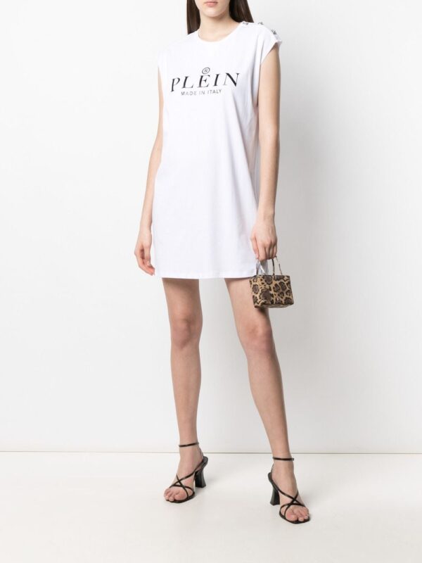 Philipp Plein logo print T-shirt dress - Image 2