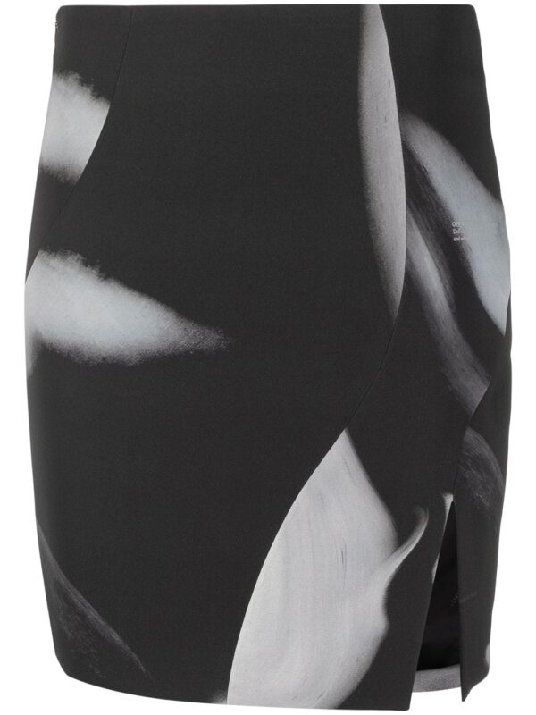 Off-White  Liquid Melt mini skirt