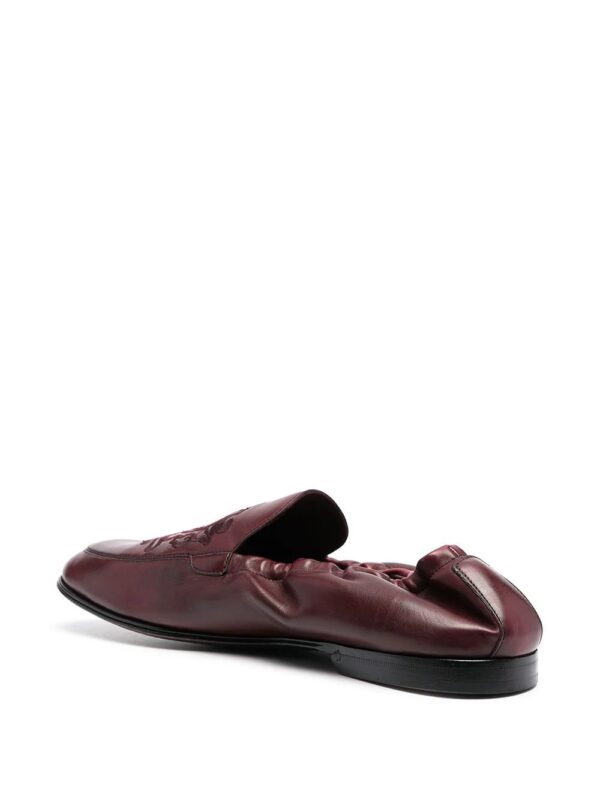 Dolce & Gabbana  debossed-motif polished-finish loafers - Image 3