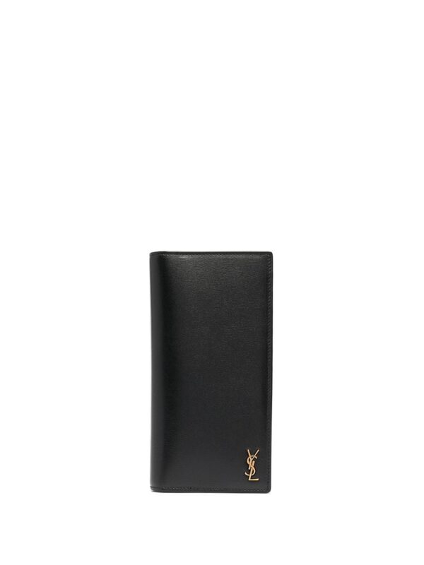 Saint Laurent  logo plaque wallet