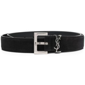 Louis Vuitton logo plaque belt