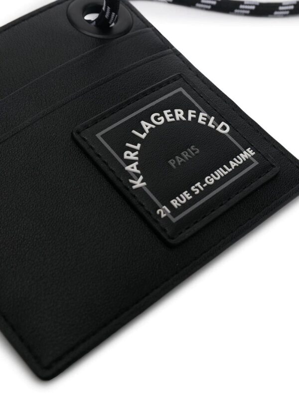 Karl Lagerfeld  logo-print neck-strap wallet - Image 2