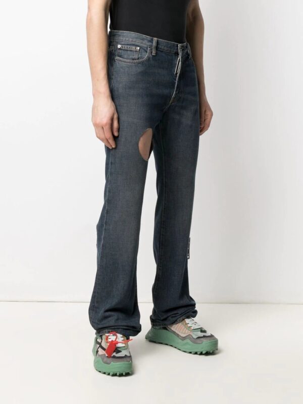 Off-White  Hands-Off distressed jeans - Image 4