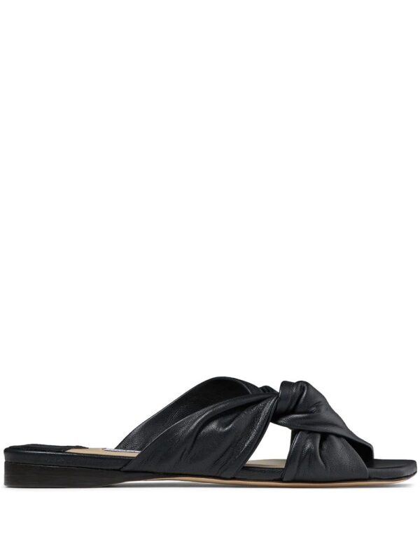 Jimmy choo  Narisa twist-detail slip-on sandals