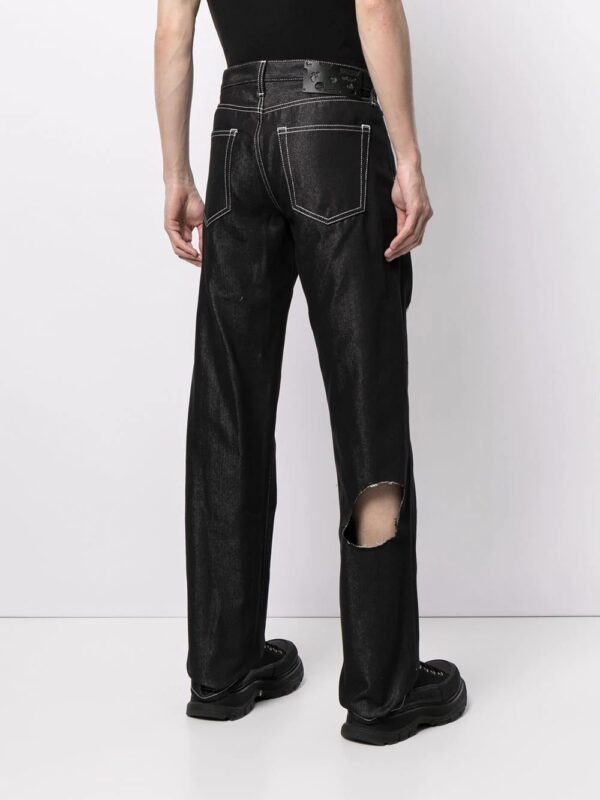 Off-White  cut-out detail denim jeans - Image 4