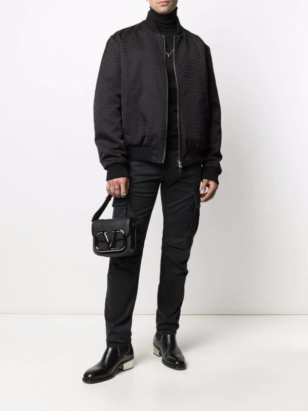 Balmain B-embossed cargo jeans - Image 2