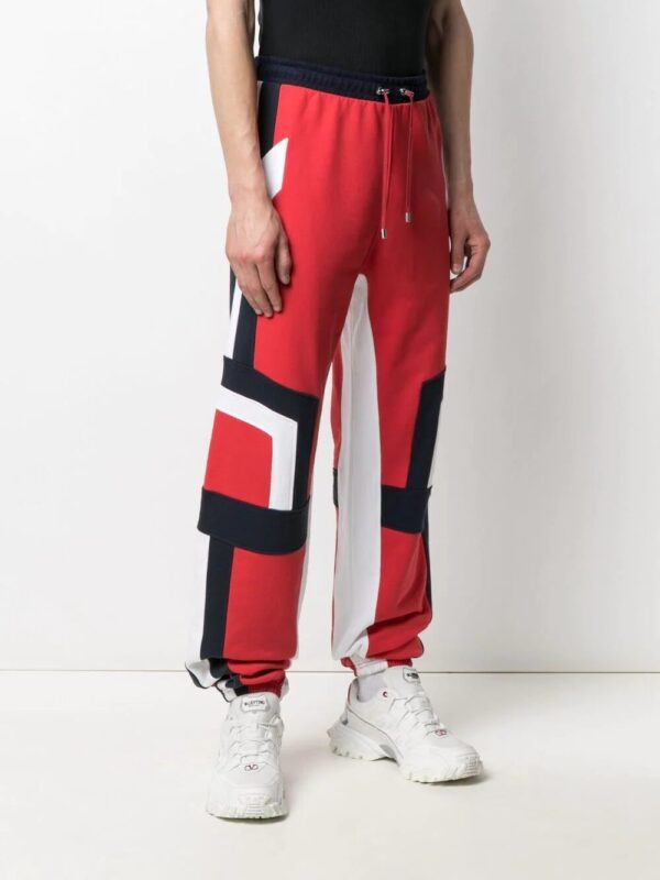 Balmain  drawstring panelled track pants - Image 3