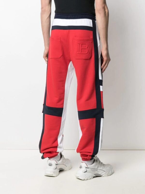 Balmain  drawstring panelled track pants - Image 4