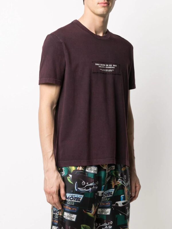 Dolce & Gabbana  logo patch short-sleeve T-shirt - Image 3