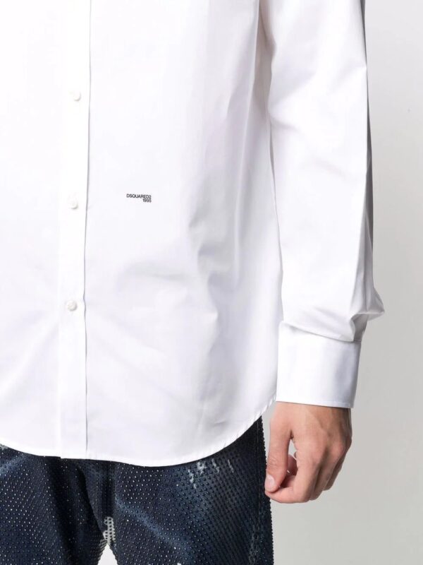 Dsquared2  embroidered-logo detail shirt - Image 4