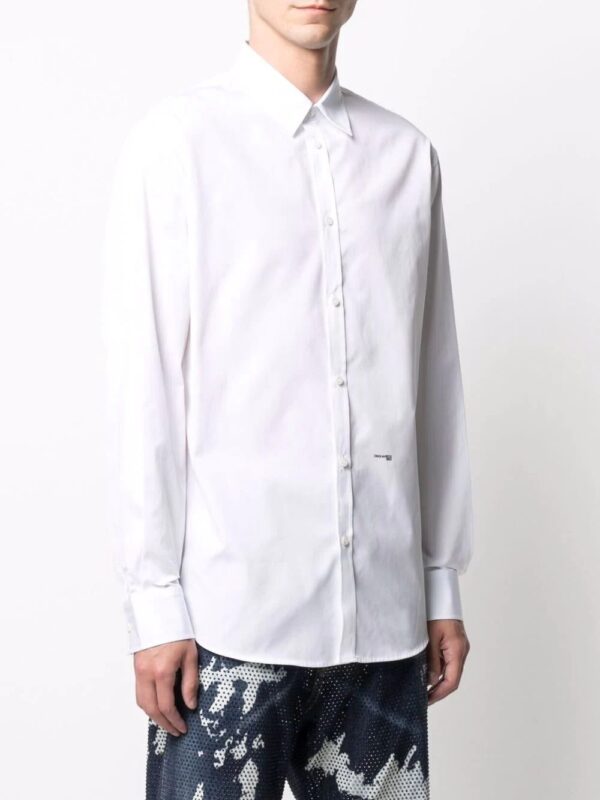 Dsquared2  embroidered-logo detail shirt - Image 2