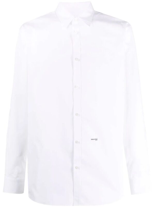 Dsquared2  embroidered-logo detail shirt
